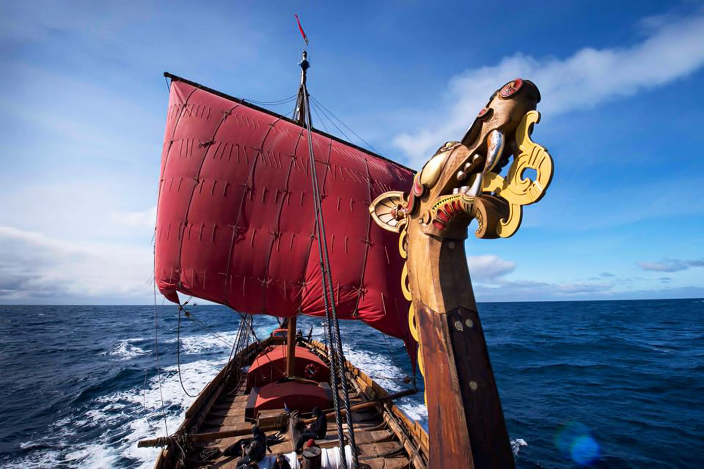 Корабль викингов Драккар